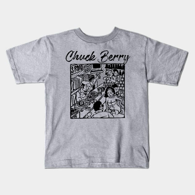 chuck b ll vinyl store Kids T-Shirt by sumurbatu